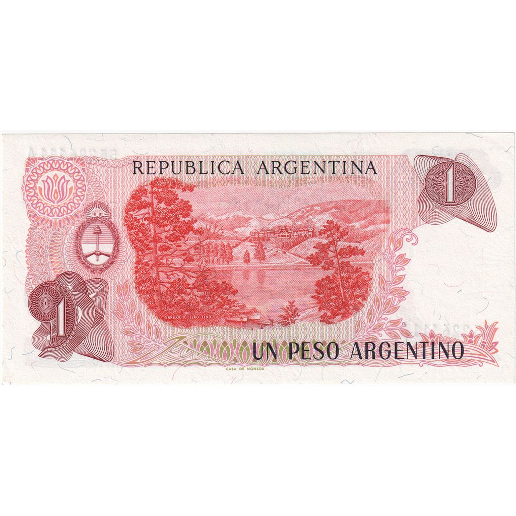 Argentinien, 1 Peso Argentino, Undated (1983-1984), UNZ