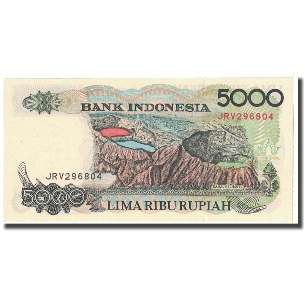 Geldschein, Indonesien, 5000 Rupiah, 1992, KM:130a, UNZ