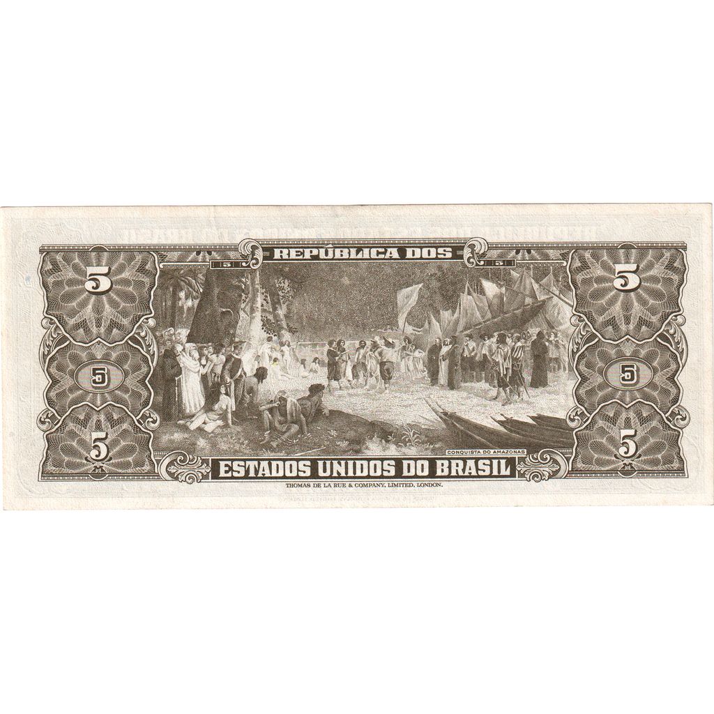 Brasil, 5 Cruzeiros, AU(50-53)