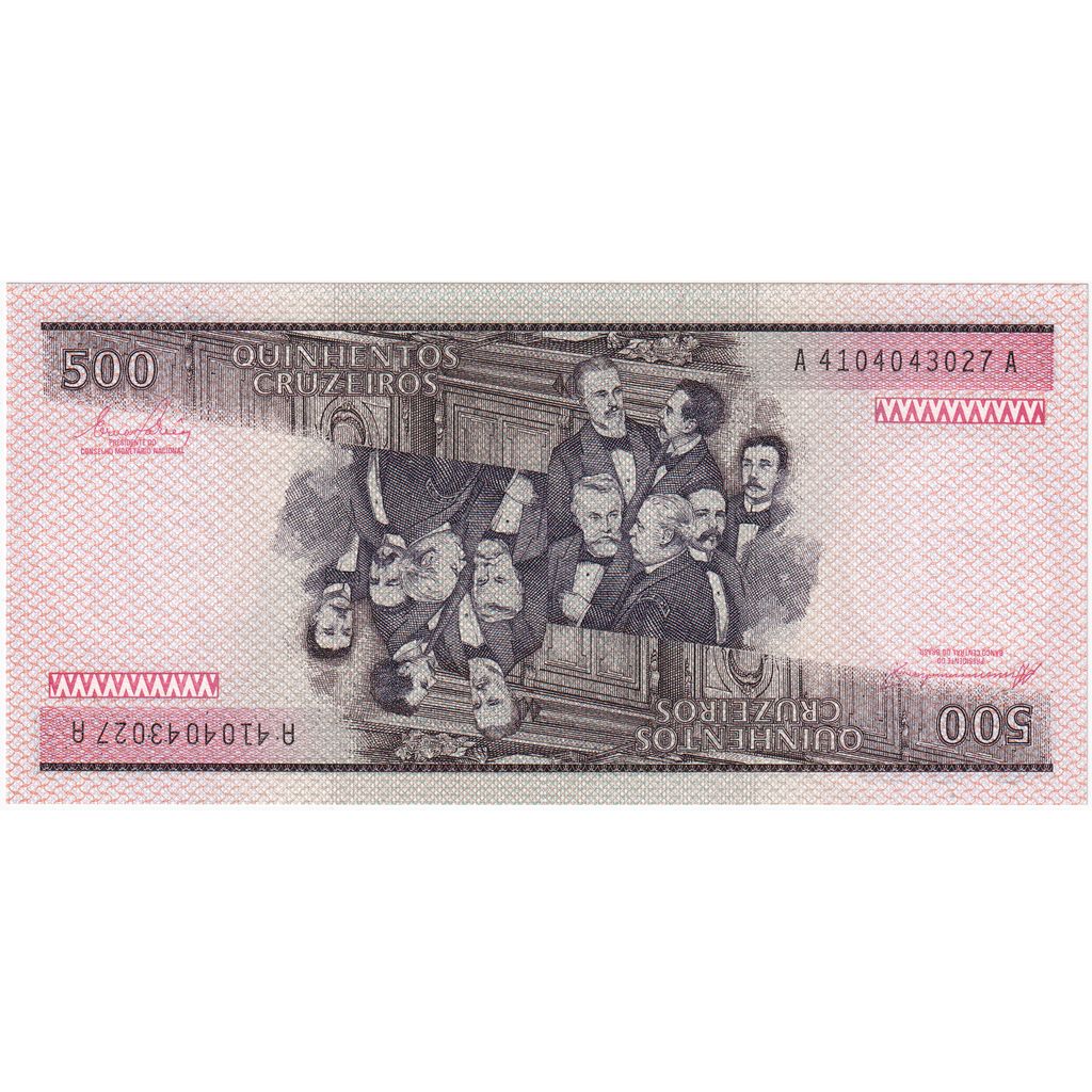 Brasil, 500 Cruzeiros, UNC(65-70)