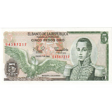 Colombia, 5 Pesos Oro, 1980-01-01, UNC
