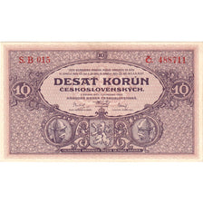 Czechoslovakia, 10 Korun, 1927-01-02, AU(50-53)