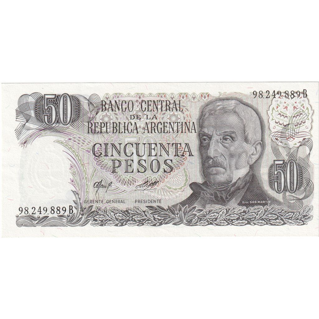 Argentina, 50 Pesos, UNC(63)