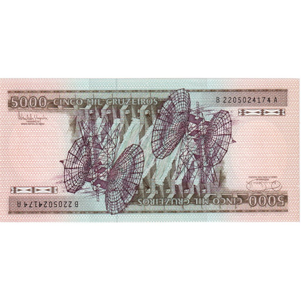 Brasile, 5000 Cruzeiros, FDS