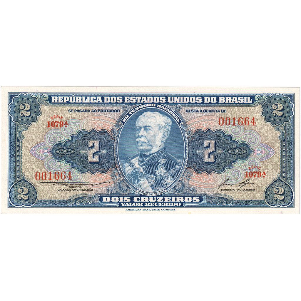 Brasil, 2 Cruzeiros, UNC