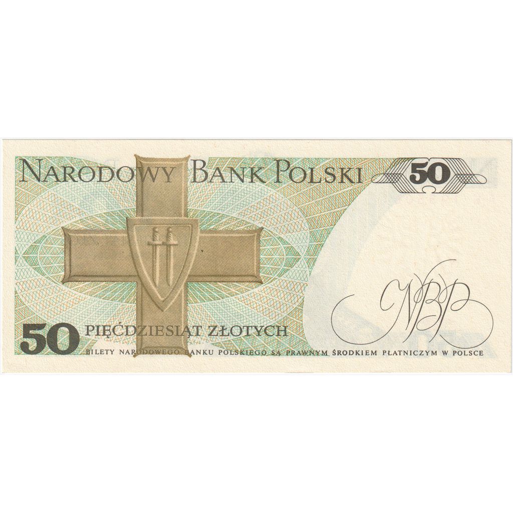 Biljet, Polen, 50 Zlotych, 1986, 1986-06-01, NIEUW