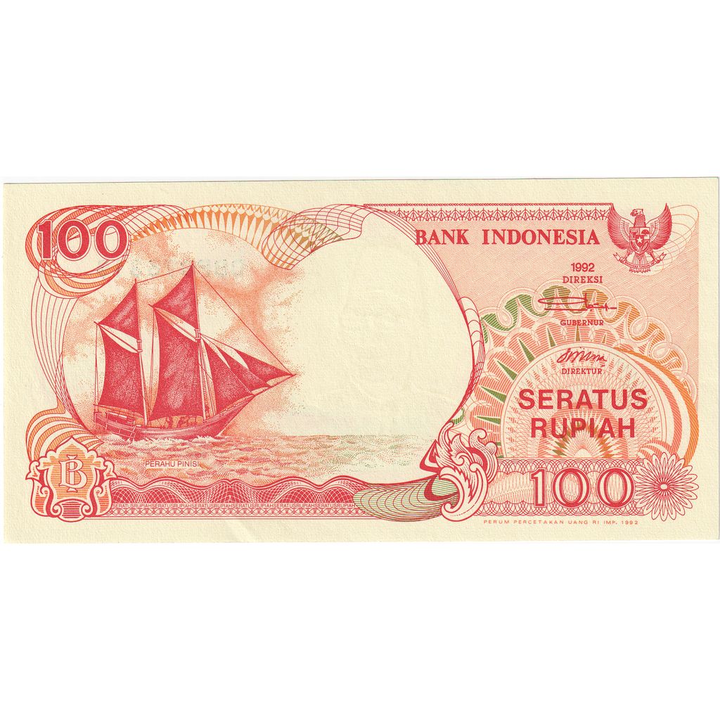Indonesië, 100 Rupiah, 1992-1996, NIEUW