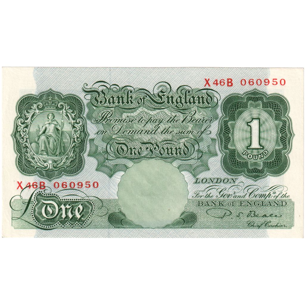 Grã-Bretanha, 1 Pound, UNC(65-70)