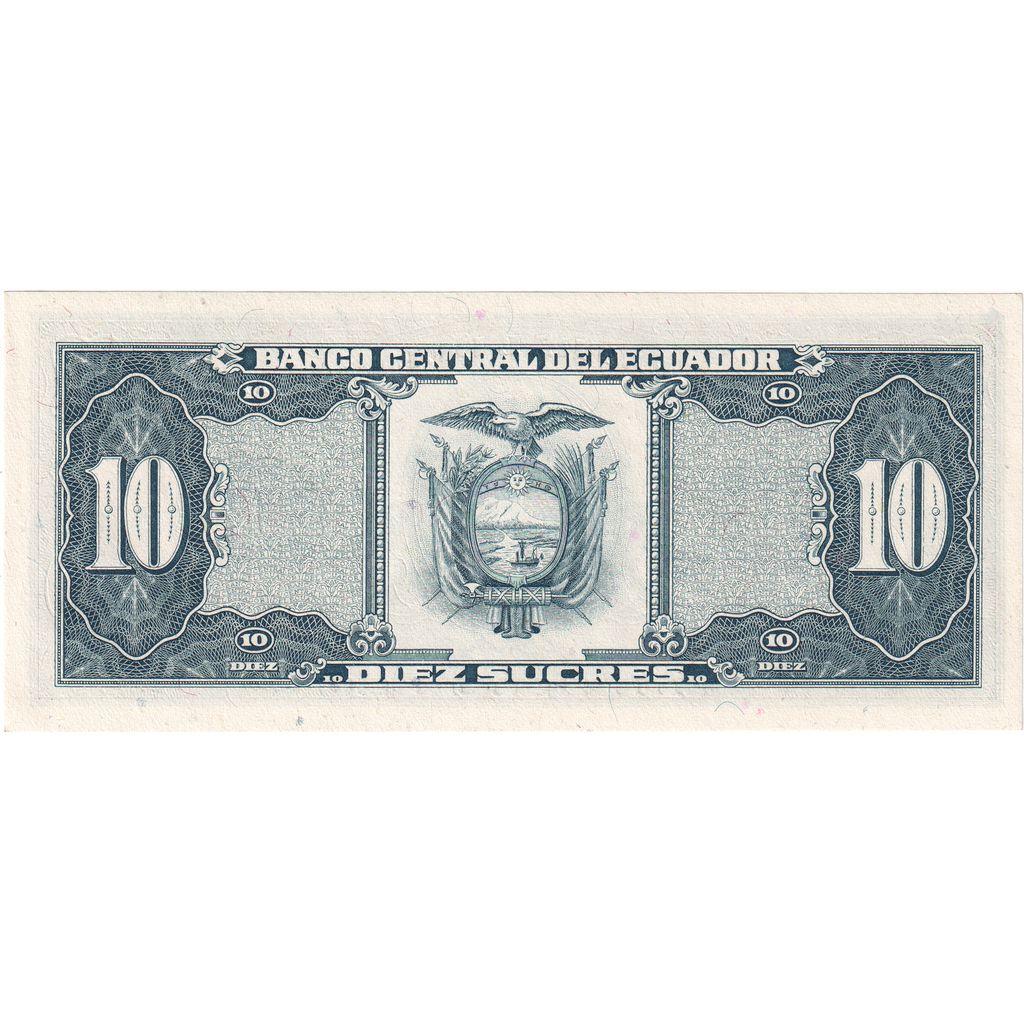 Equador, 10 Sucres, 1986-04-29, UNC(65-70)
