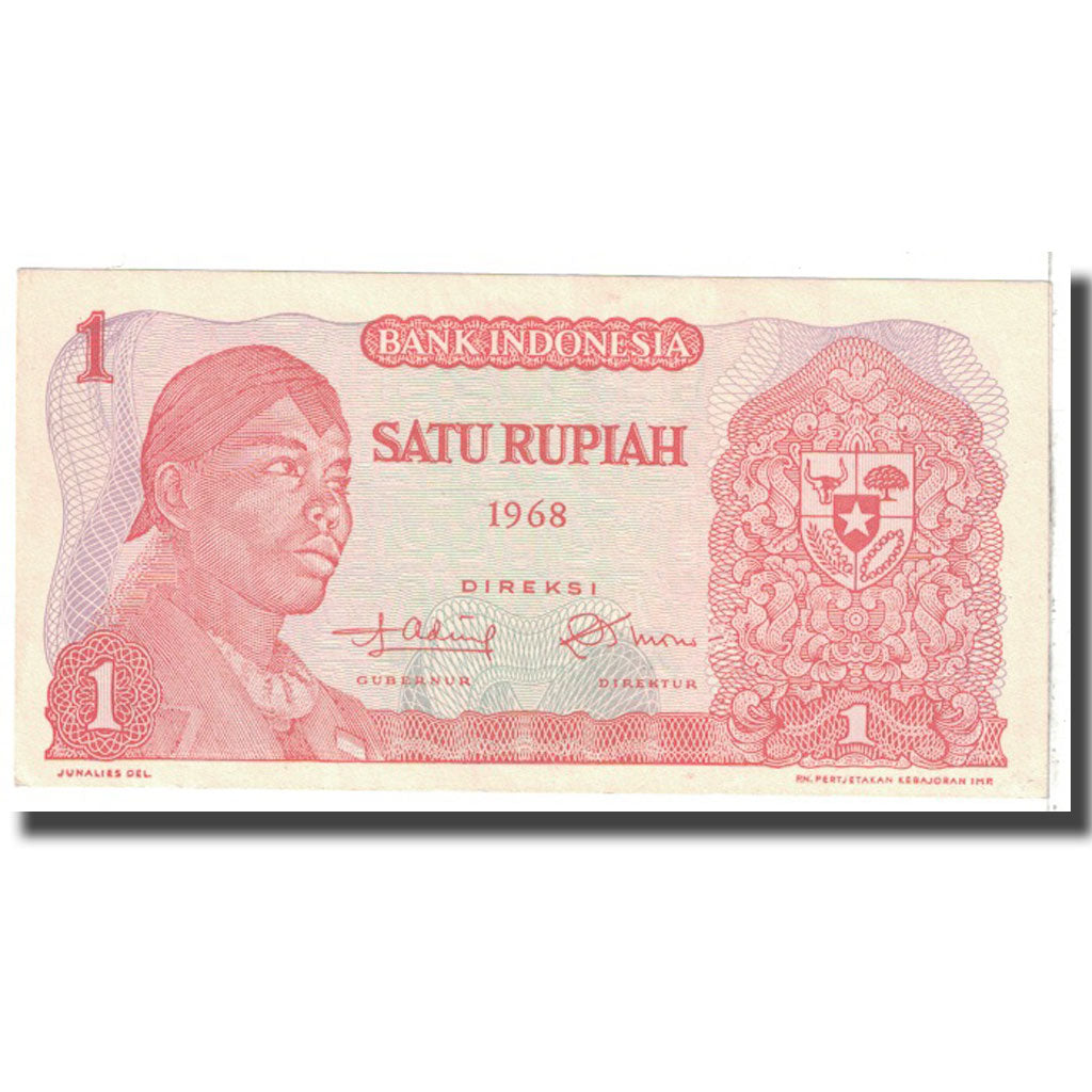 Billet, Indonésie, 1 Rupiah, 1968, KM:102a, SPL