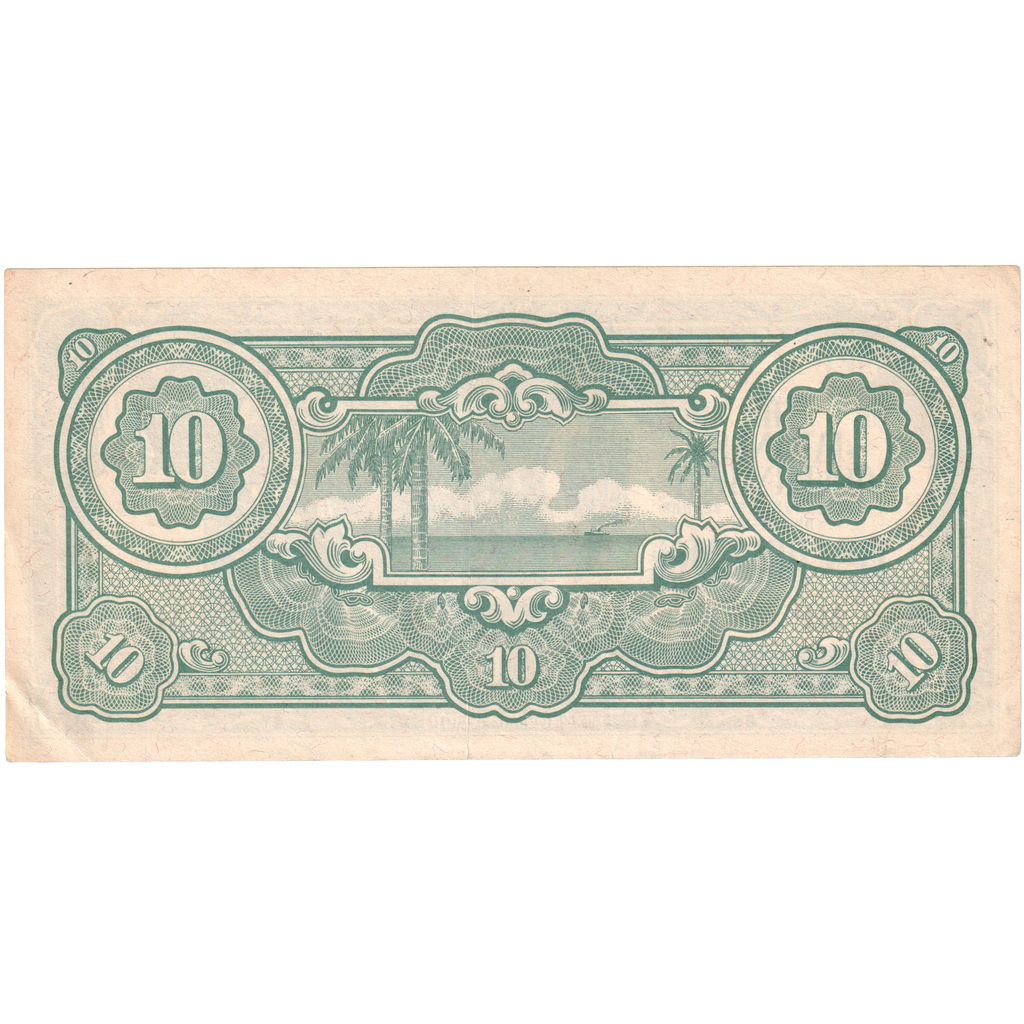 Nota, MALAIA, 10 Dollars, KM:M7c, AU(50-53)