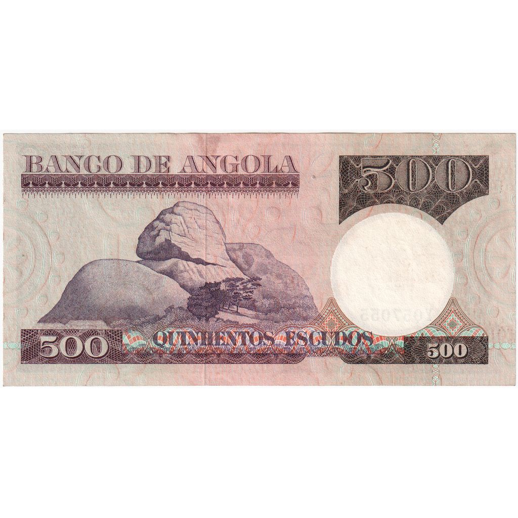 Angola, 500 Escudos, 1973-06-10, AU(55-58)