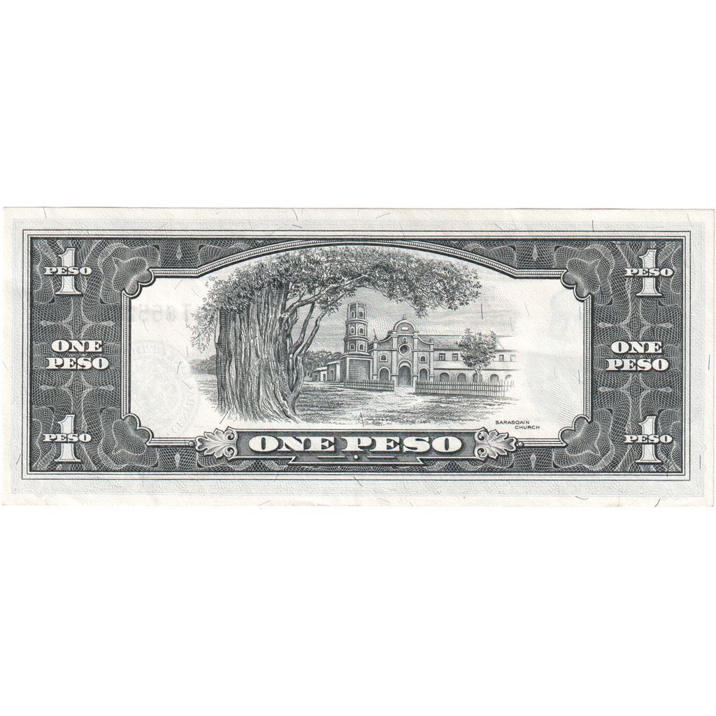 Banknot, Filipiny, 1 Peso, Undated (1949), KM:133h, UNC(65-70)