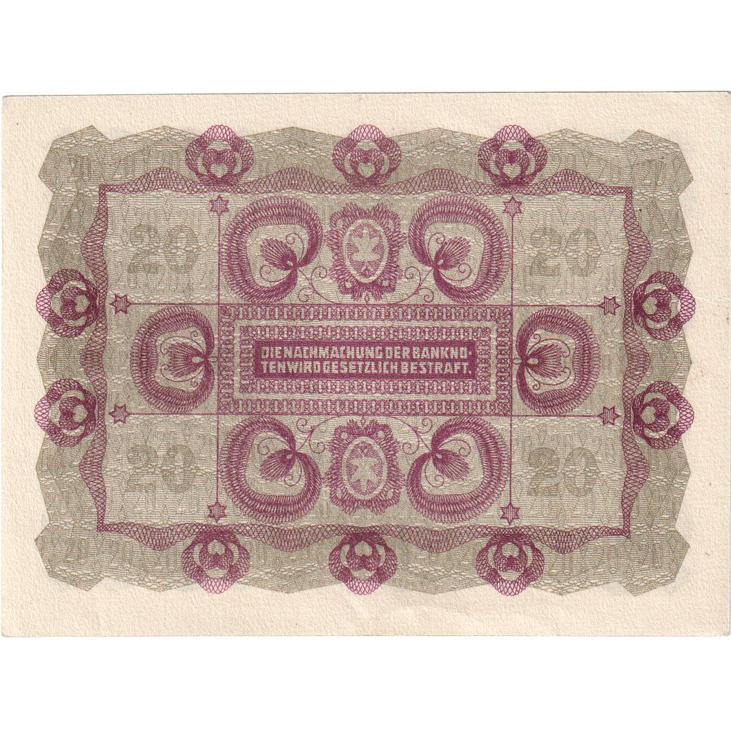 Austria, 20 Kronen, 1922-01-02, SC