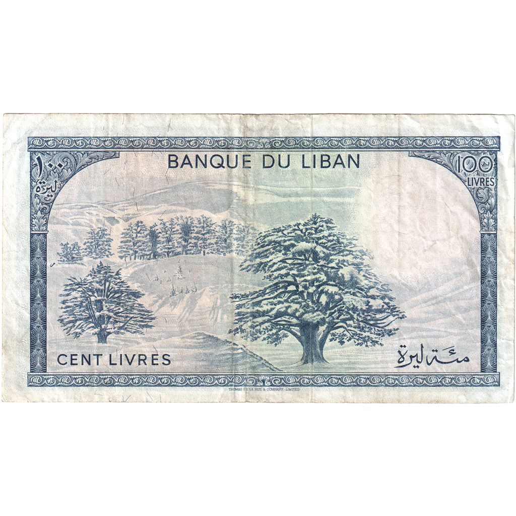 Lebanon, 100 Livres, VF(20-25)