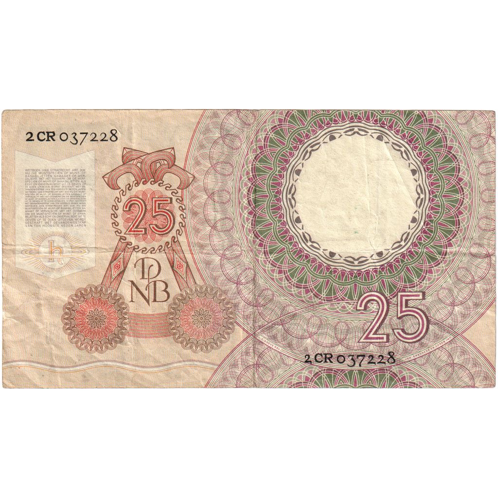 Nederland, 25 Gulden, 1955-04-10, TTB