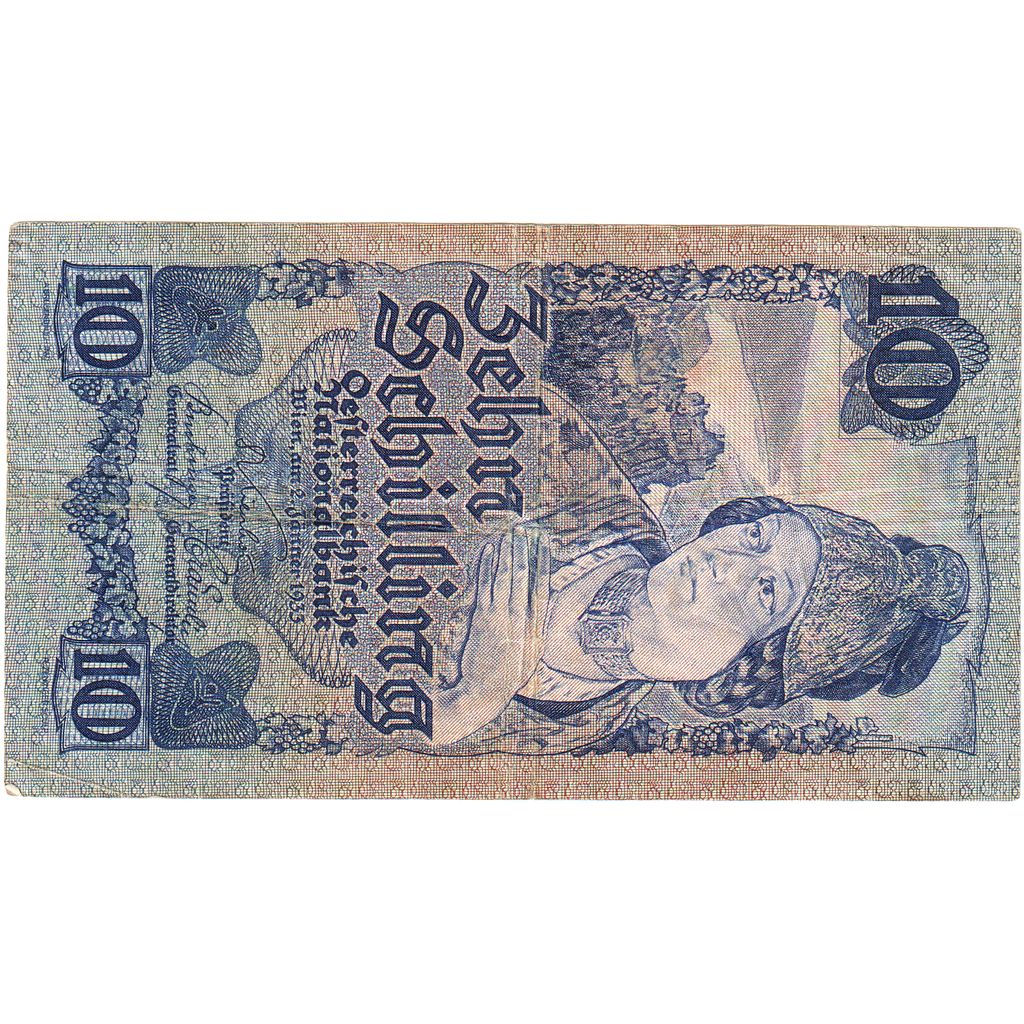 Austria, 10 Schilling, 1933-01-02, MBC