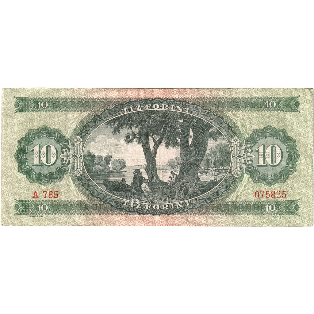 Węgry, 10 Forint, 1960-08-24, AU(50-53)