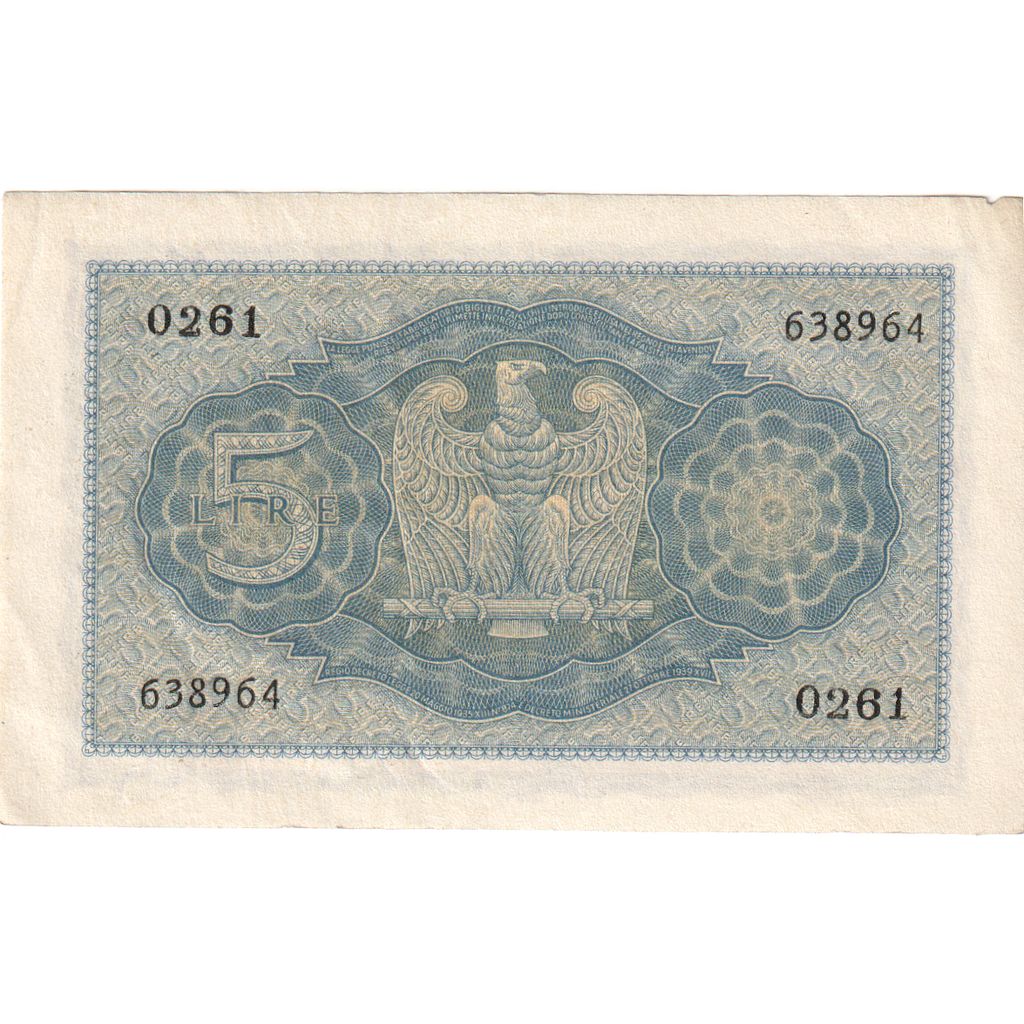 Italia, 5 Lire, EBC