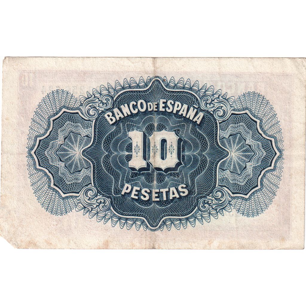 Hiszpania, 10 Pesetas, EF(40-45)