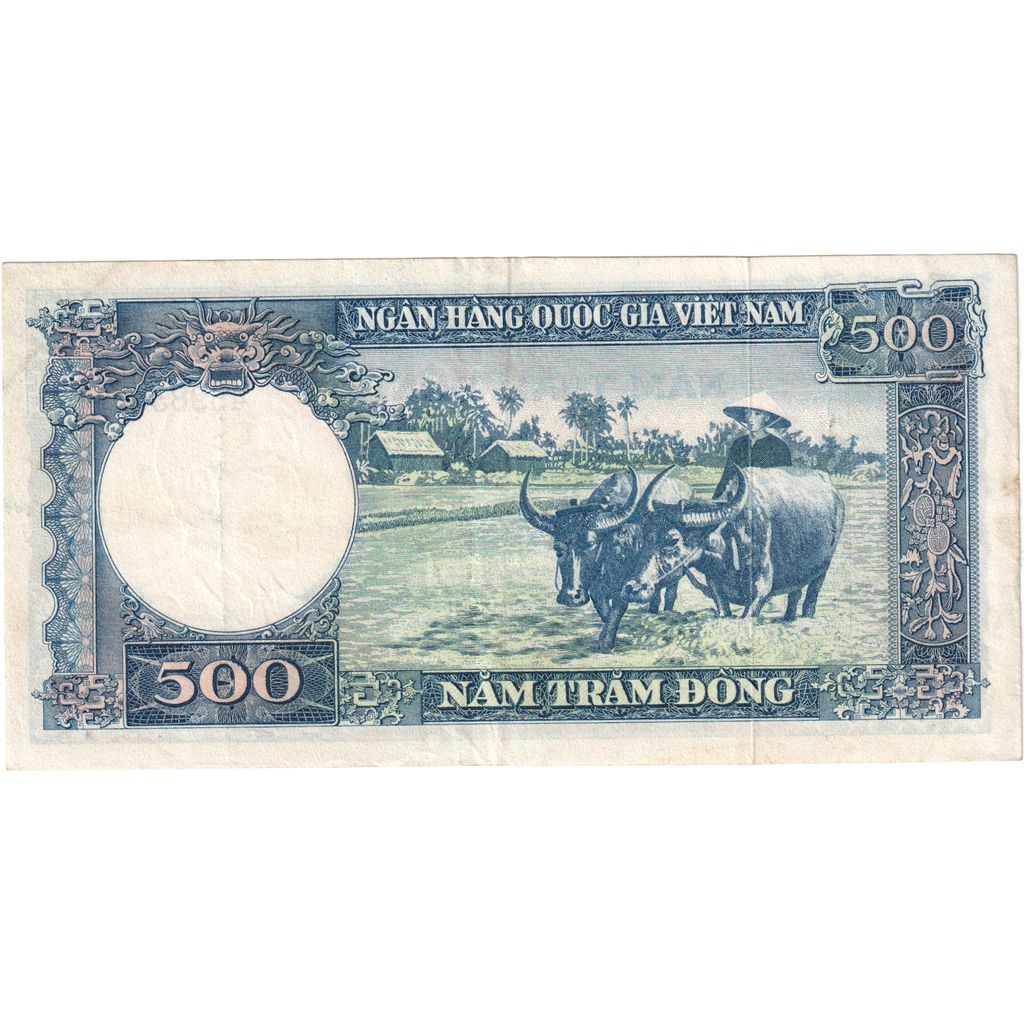 Vietnam del Sur, 500 Dông, Undated (1962), MBC+