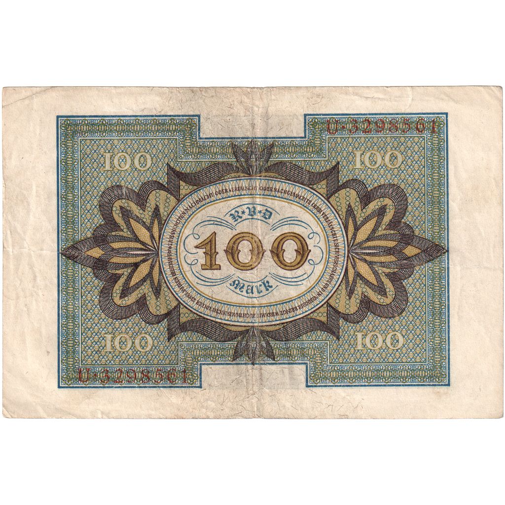Biljet, Duitsland, 100 Mark, 1920-11-01, KM:69a, TTB