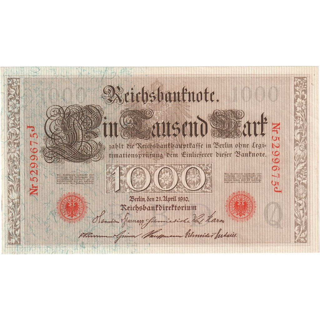 Duitsland, 1000 Mark, 1910-04-21, SPL