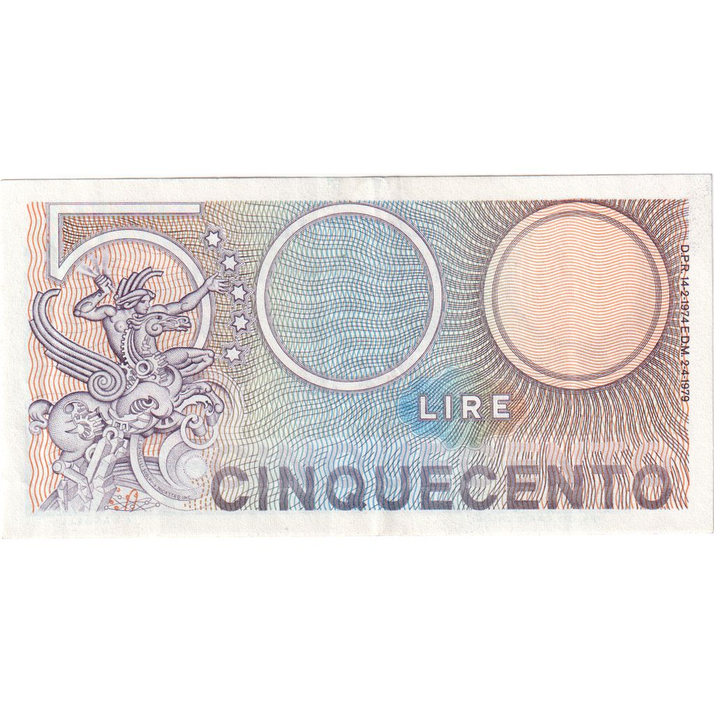 Italië, 500 Lire, 1979-04-02, TTB+
