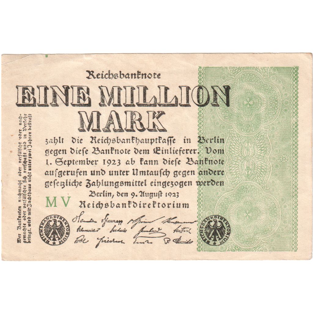 Alemania, 1 Million Mark, MBC+