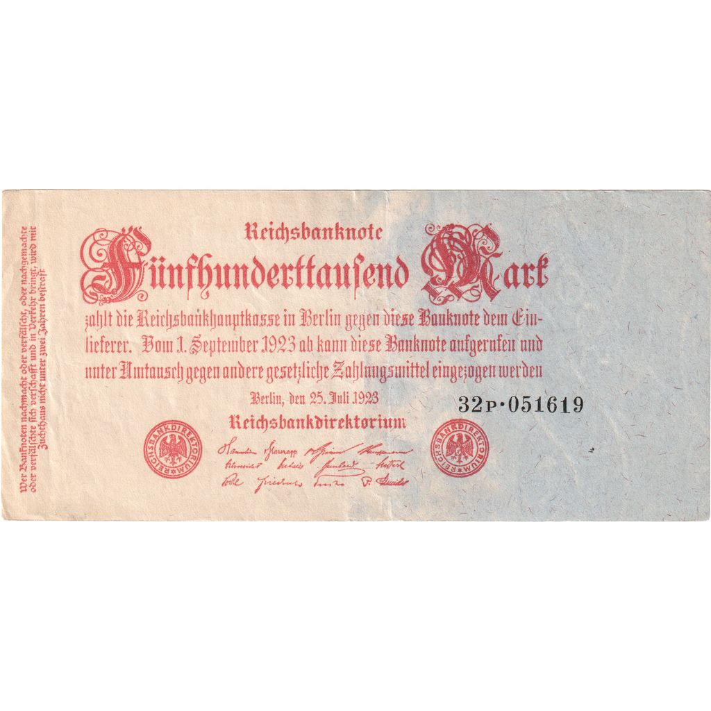 Duitsland, 500,000 Mark, TTB+