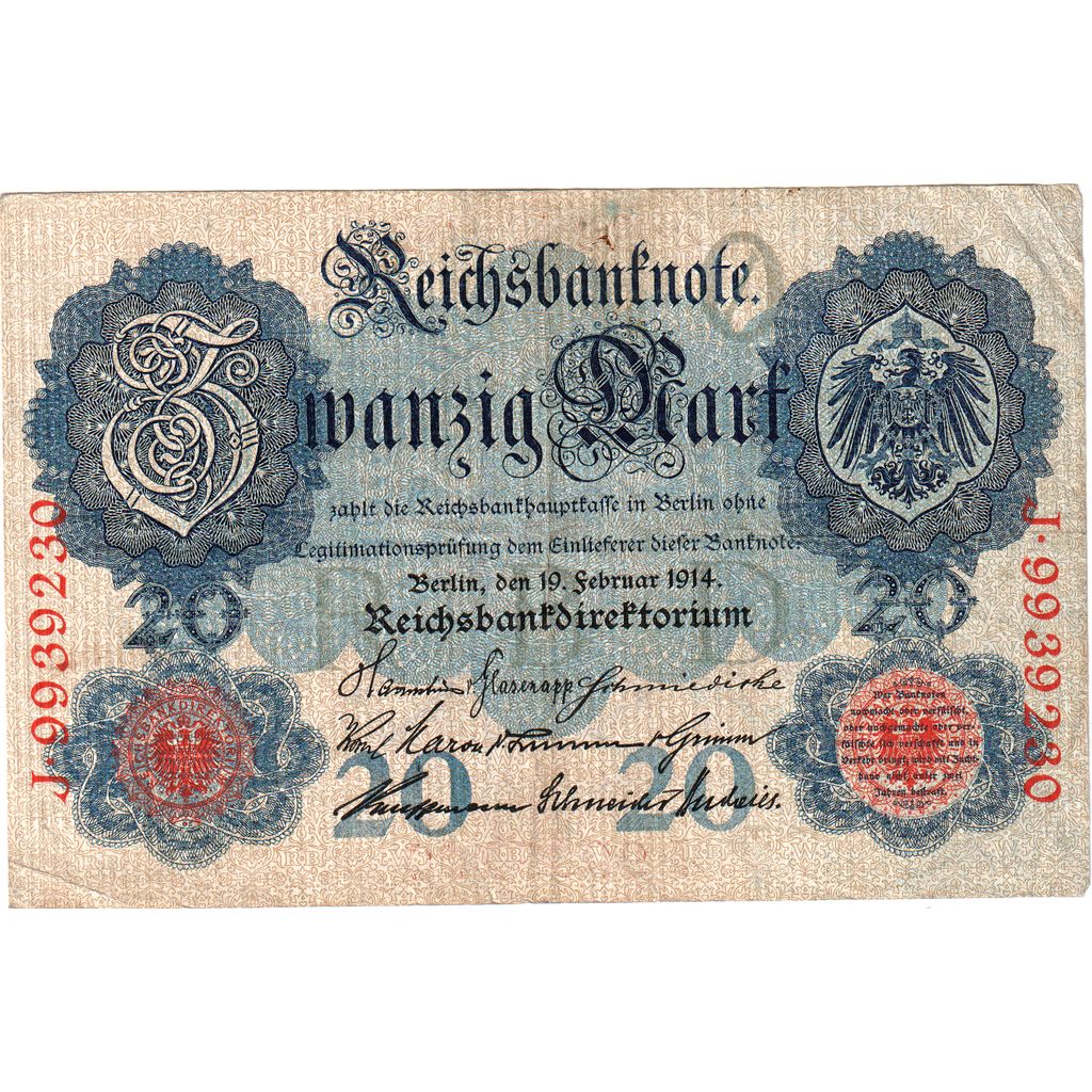 Duitsland, 20 Mark, TTB