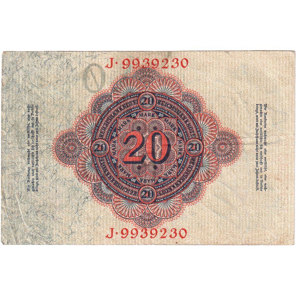 Duitsland, 20 Mark, TTB