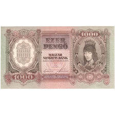Banknote, Hungary, 1000 Pengö, 1943, 1943-02-24, KM:116, UNC(65-70)
