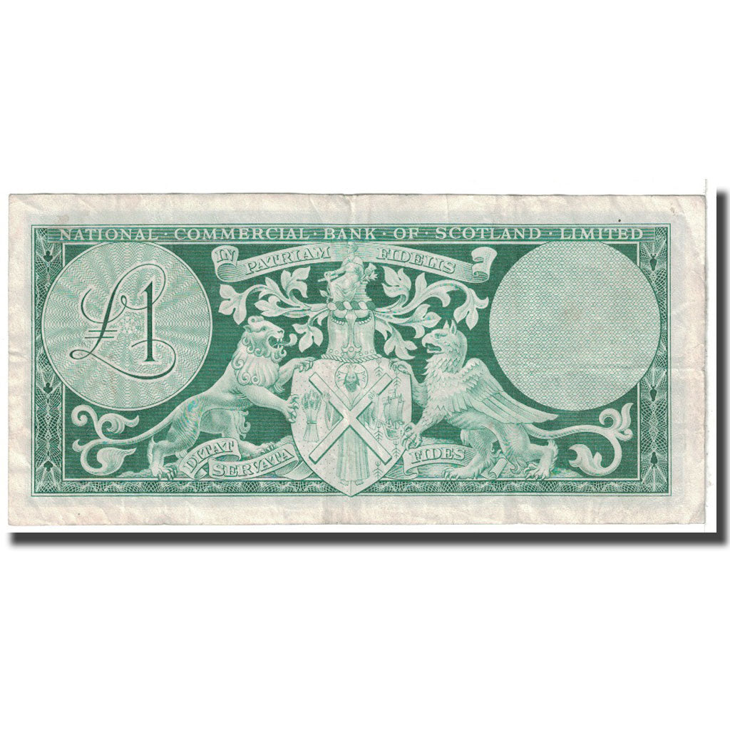 Banconote, Scozia, 1 Pound, 1963, 1963-08-01, KM:269a, MB+
