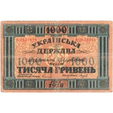 Billete, 1000 Hryven, 1918, Ucrania, BC+