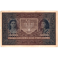 Polen, 5000 Marek, 1919-08-23, TTB