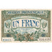 Francia, Marseille, 1 Franc, Chambre de Commerce, BB, Pirot:79-49