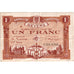 France, Nevers, 1 Franc, 1920-07-01, Chambre de Commerce, TB+