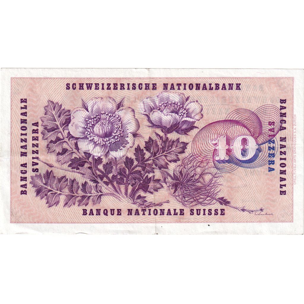 Szwajcaria, 10 Franken, AU(50-53)