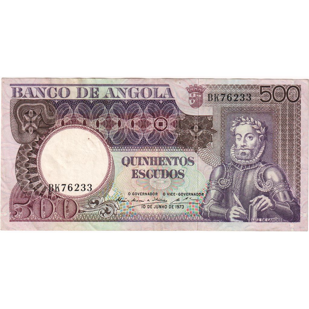 Angola, 500 Escudos, 1973-06-10, BB