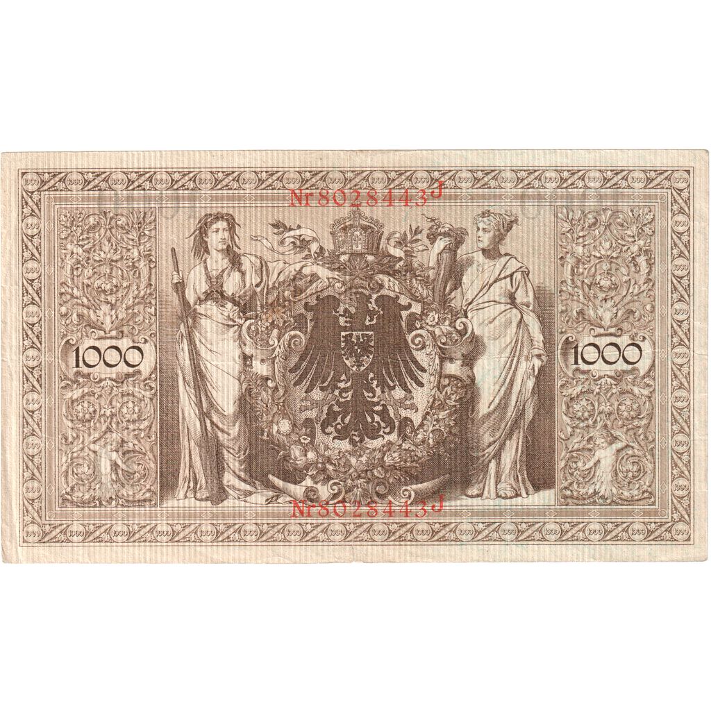Germany, 1000 Mark, 1910-04-21, AU(50-53)