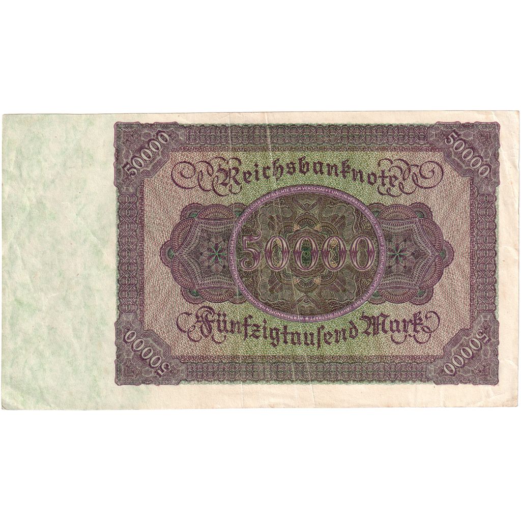 Geldschein, Deutschland, 50,000 Mark, 1922-11-19, KM:79, SS