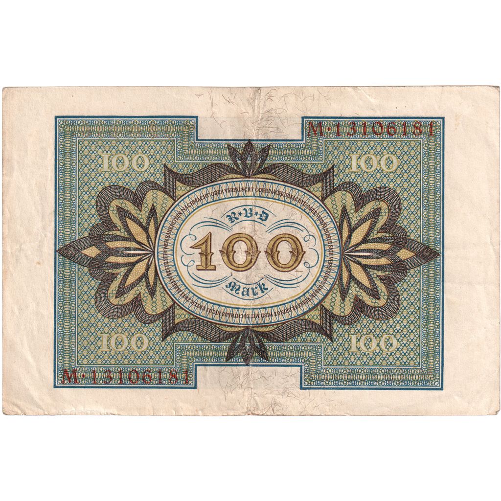 Banknote, Germany, 100 Mark, 1920-11-01, KM:69a, EF(40-45)