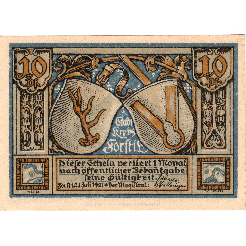 Allemagne, Paderborn, 10 Pfennig, 1921-07-01, SUP