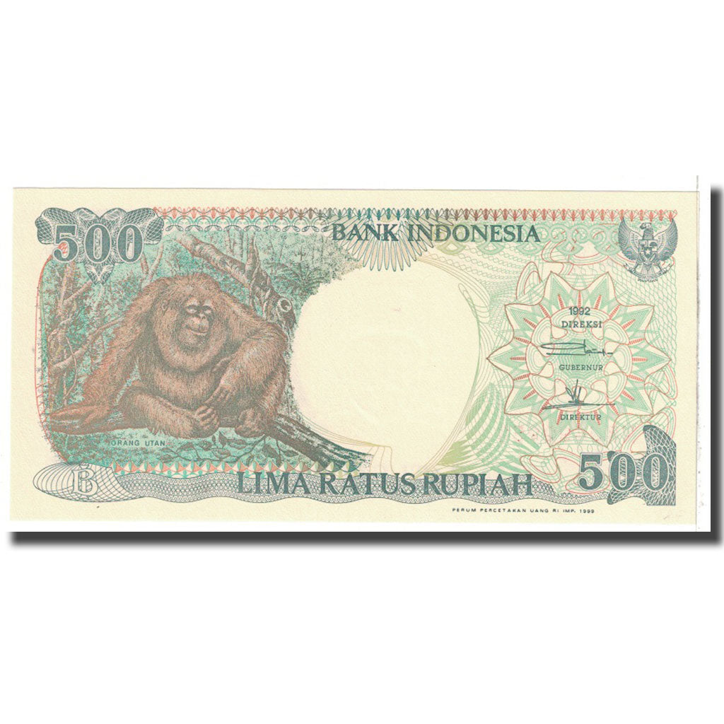 Banknote, Indonesia, 500 Rupiah, 1992, KM:128a, UNC(63)