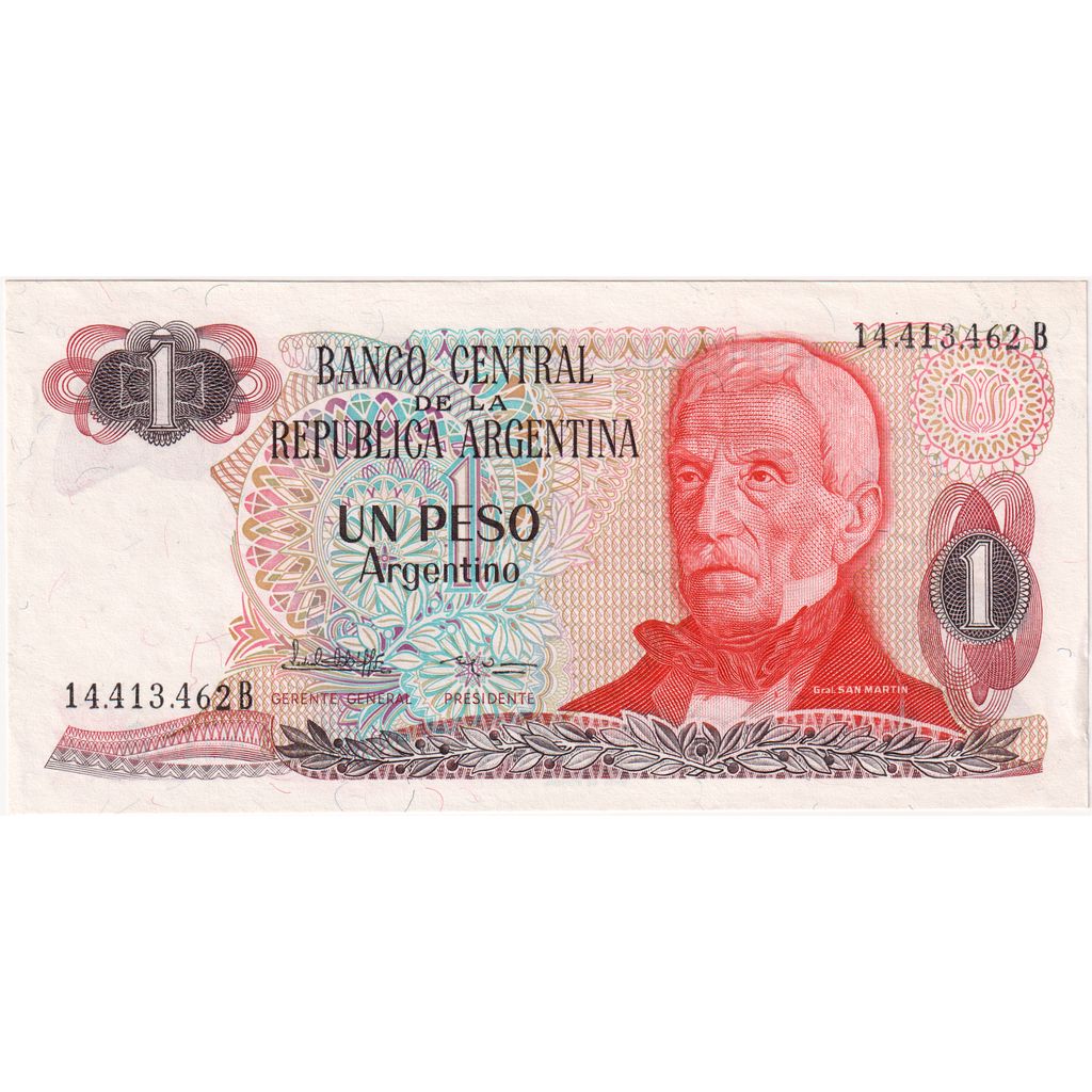 Argentina, 1 Peso Argentino, AU(50-53)