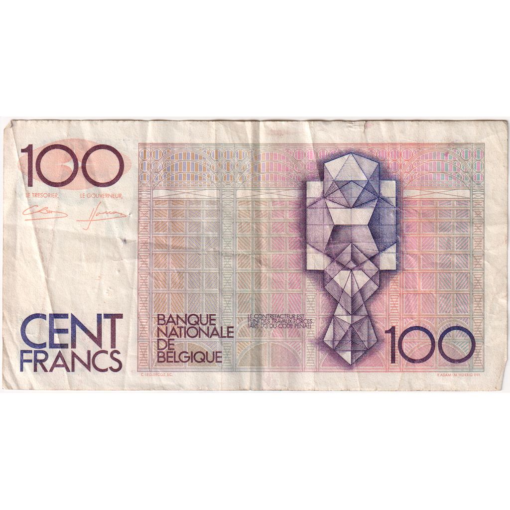 Banknote, Belgium, 100 Francs, Undated (1978-81), KM:140a, VF(30-35)