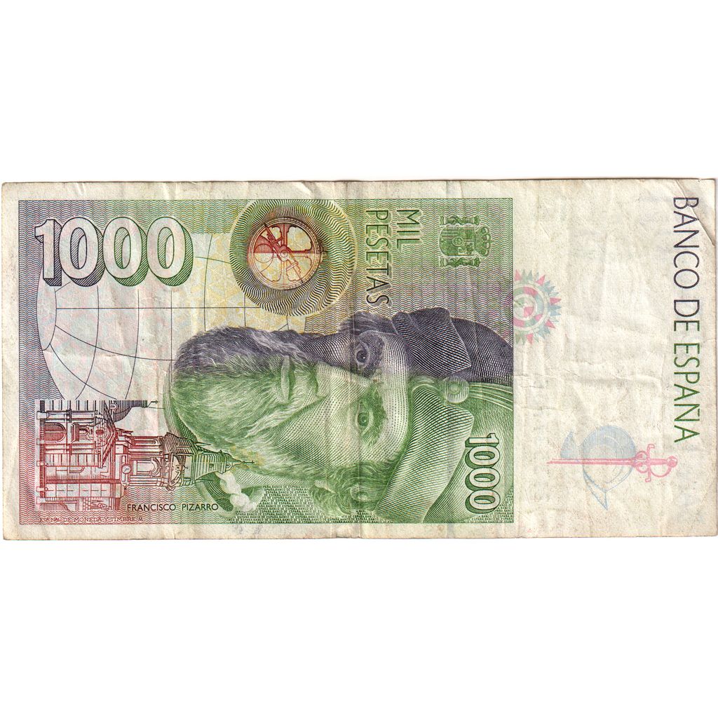 Banknote, Spain, 1000 Pesetas, 1996, 1992-10-12, KM:163, EF(40-45)