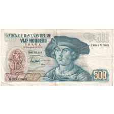 Bélgica, 500 Francs, 1963-09-06, MBC