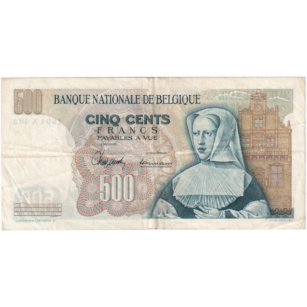 Belgien, 500 Francs, 1963-09-06, SS